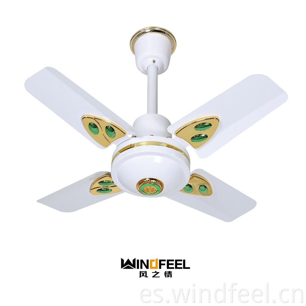 Ventilador de techo decorativo de alta velocidad Orient Small Fan 24 pulgadas 600 mm 4 aspas a Ghana Nigeria